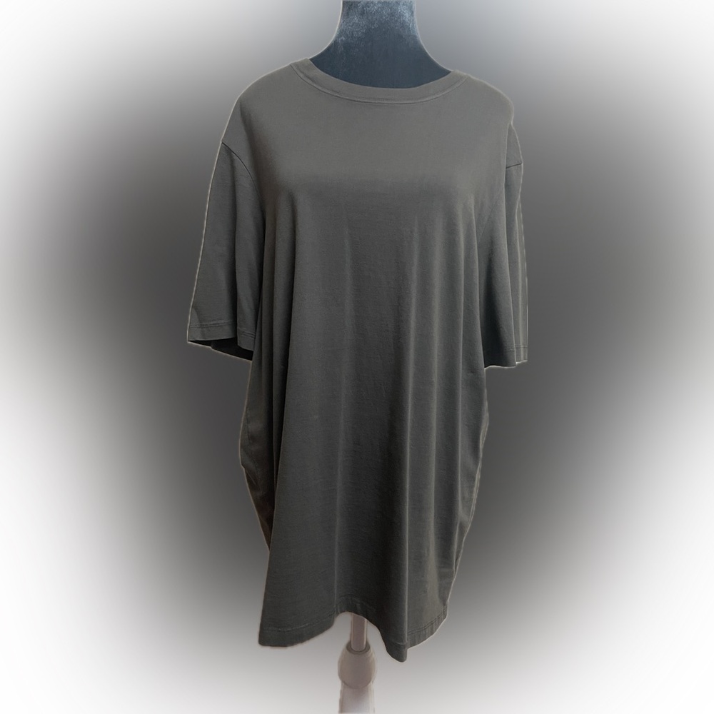 XCVI Women’s Green T-Shirt Size XL 100% Cotton